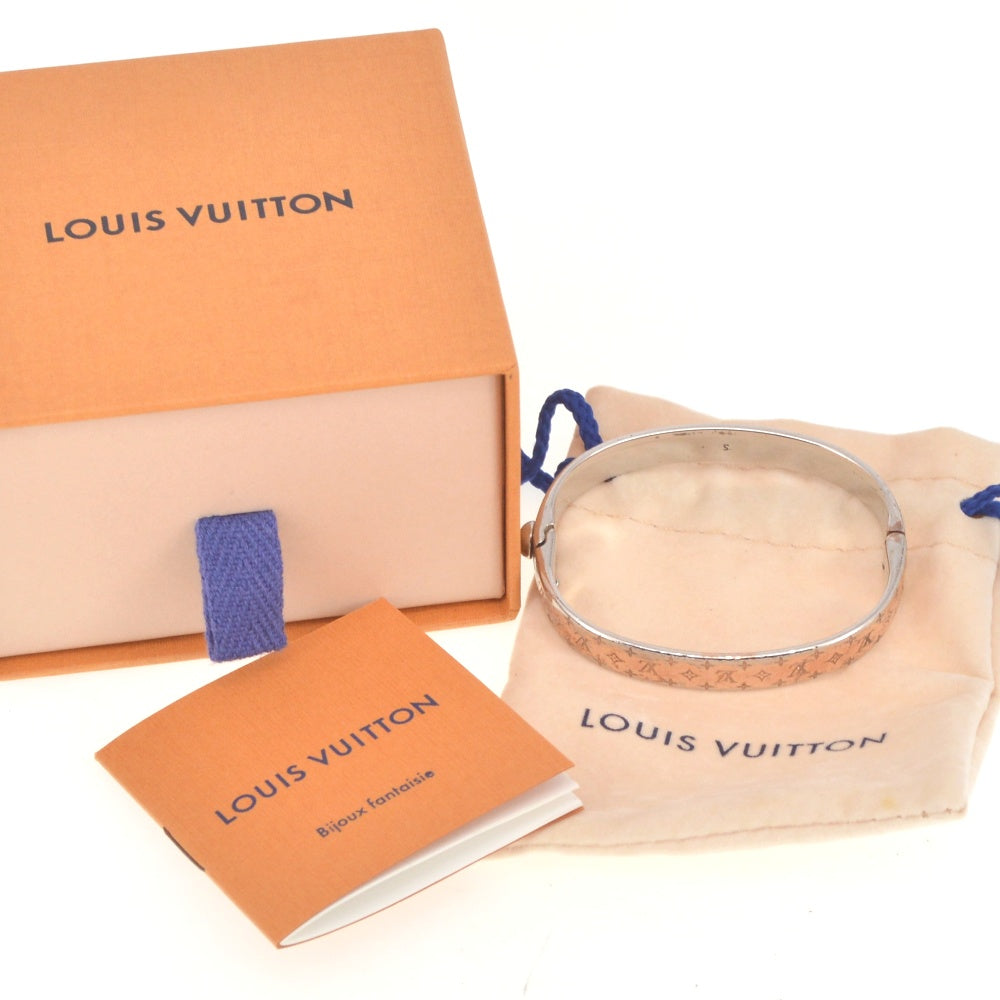 LOUIS VUITTON Cuff nanogram M00253 Bangle Ladies
 jewelry S#140432