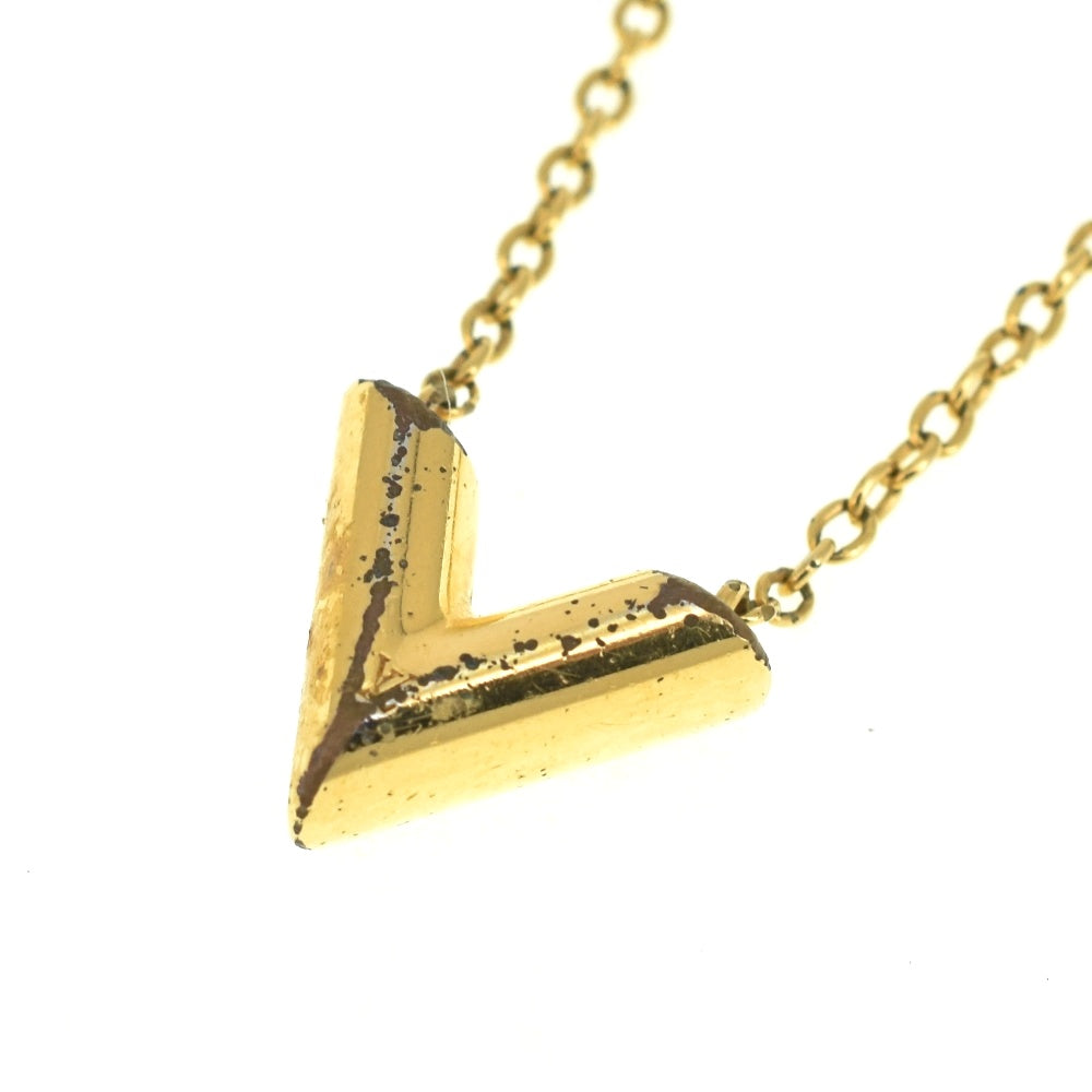 LOUIS VUITTON M61083 Necklace Essential V Ladies
 jewelry S#140433