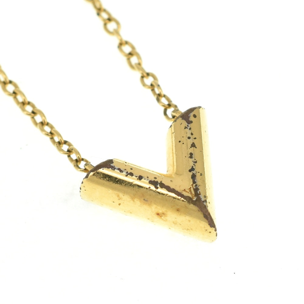 LOUIS VUITTON M61083 Necklace Essential V Ladies
 jewelry S#140433