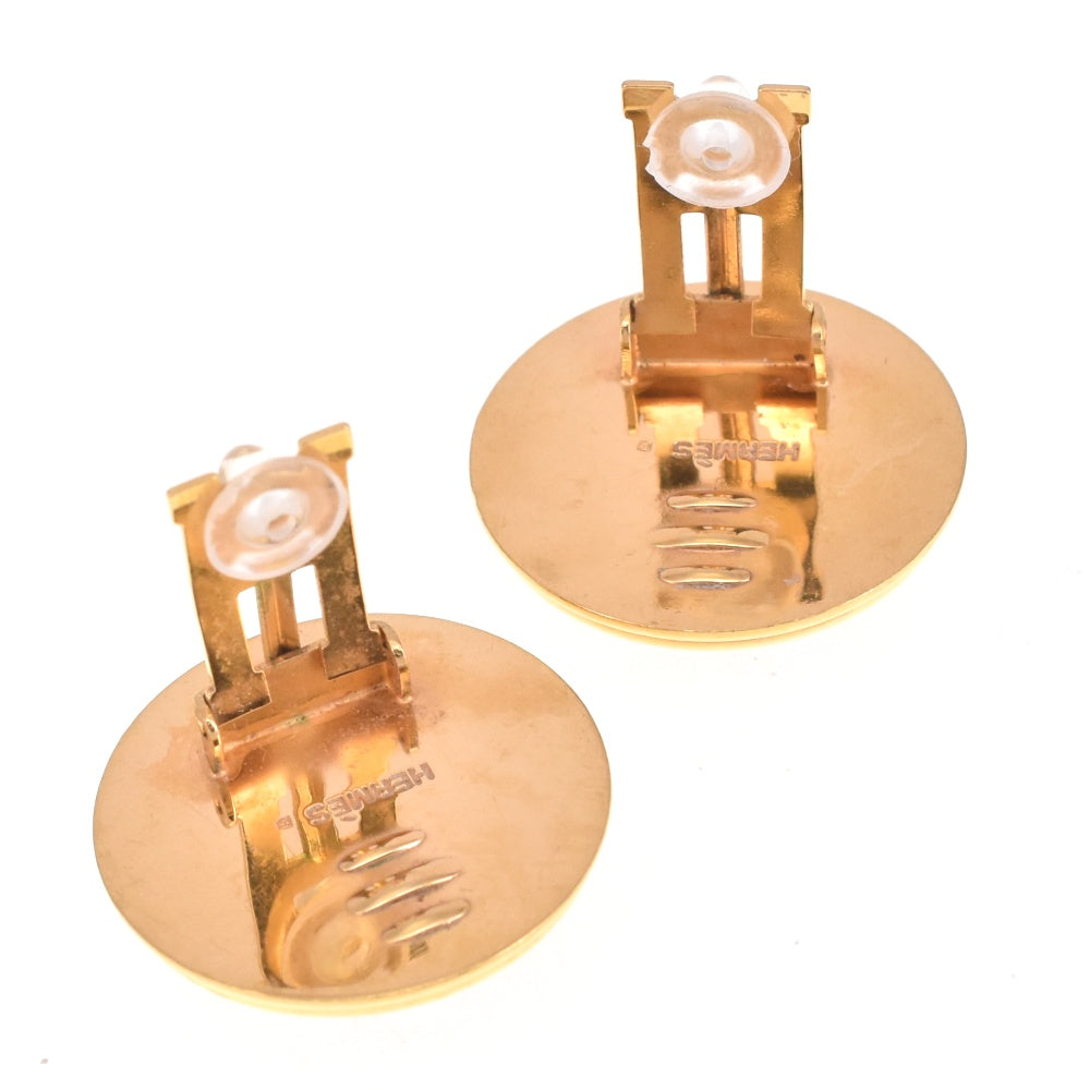 HERMES Emaille Earring Ladies
 jewelry S#140438