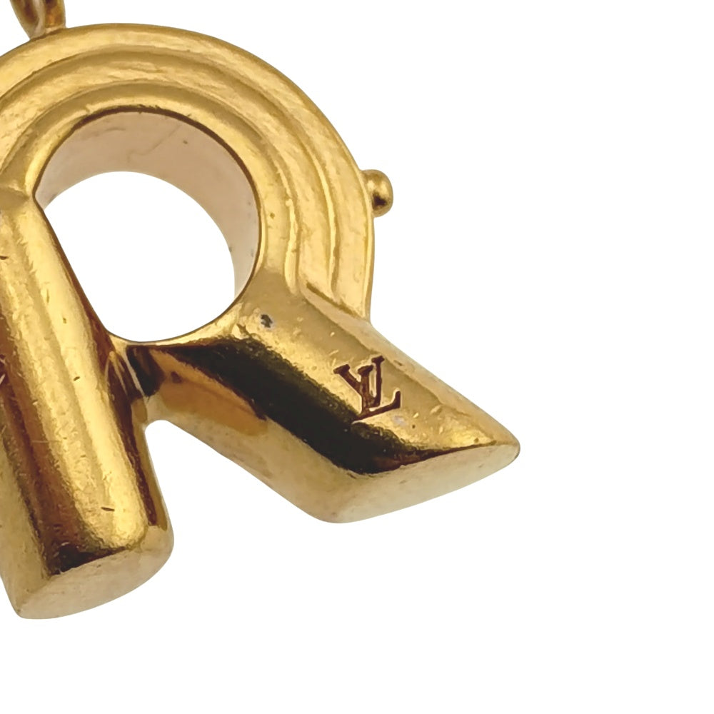 LOUIS VUITTON LV&ME R Necklace M61073 Gold Plated Ladies
 jewelry S#140450