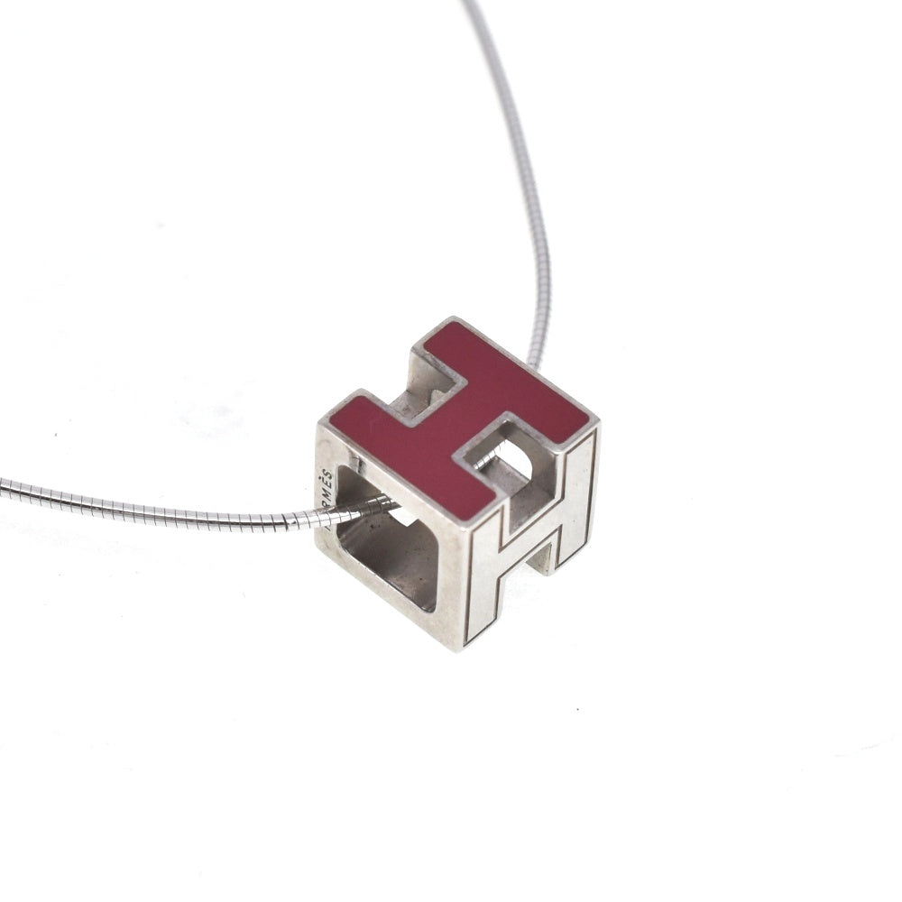 HERMES H cube Necklace New Type Ladies
 jewelry S#140453