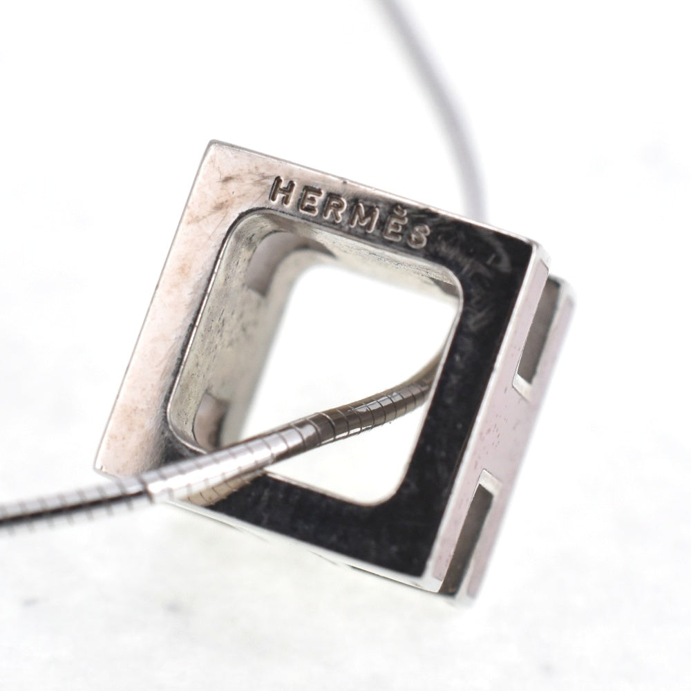 HERMES H cube Necklace New Type Ladies
 jewelry S#140453