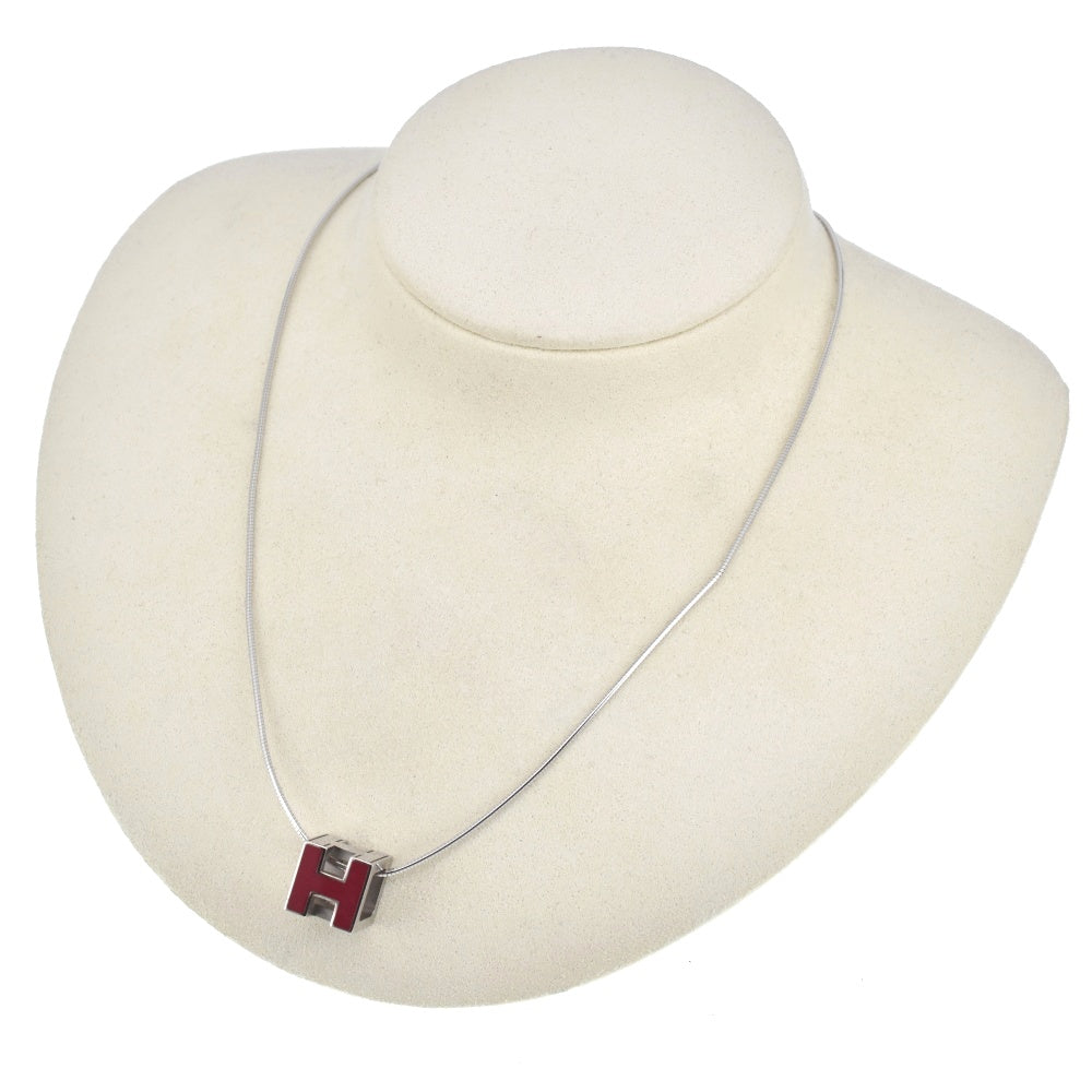 HERMES H cube Necklace New Type Ladies
 jewelry S#140453