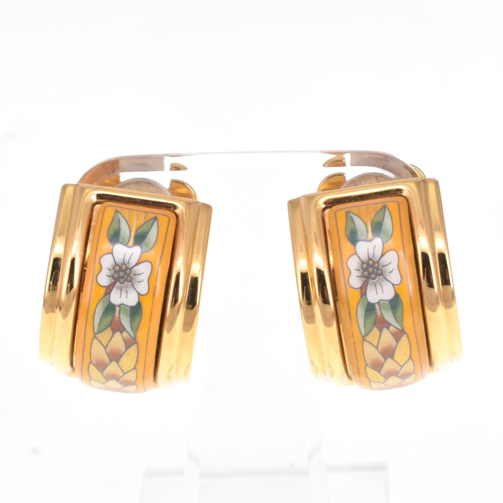 HERMES Emaille Earring Ladies
 jewelry S#140461