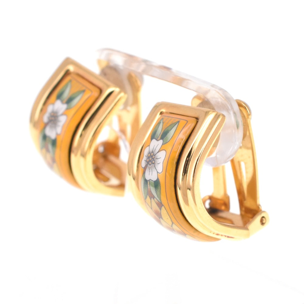 HERMES Emaille Earring Ladies
 jewelry S#140461