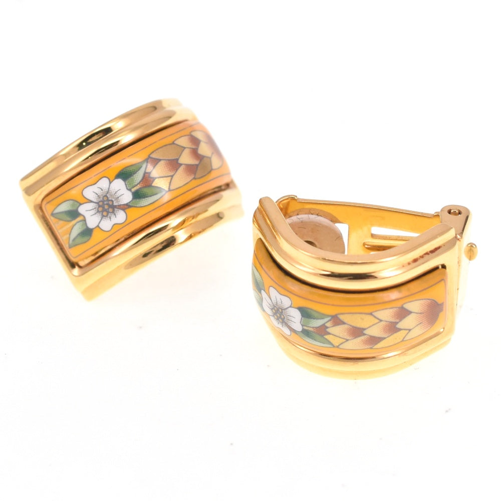 HERMES Emaille Earring Ladies
 jewelry S#140461