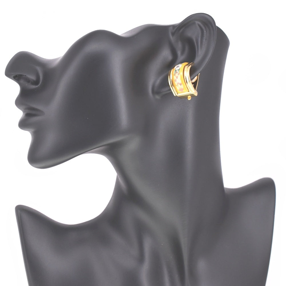 HERMES Emaille Earring Ladies
 jewelry S#140461