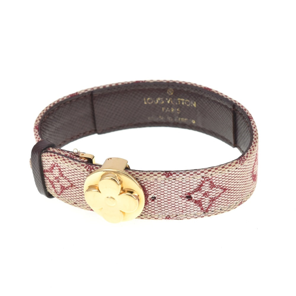 LOUIS VUITTON Monogram M64459 Bracelet Good Luck Ladies
 jewelry S#140465
