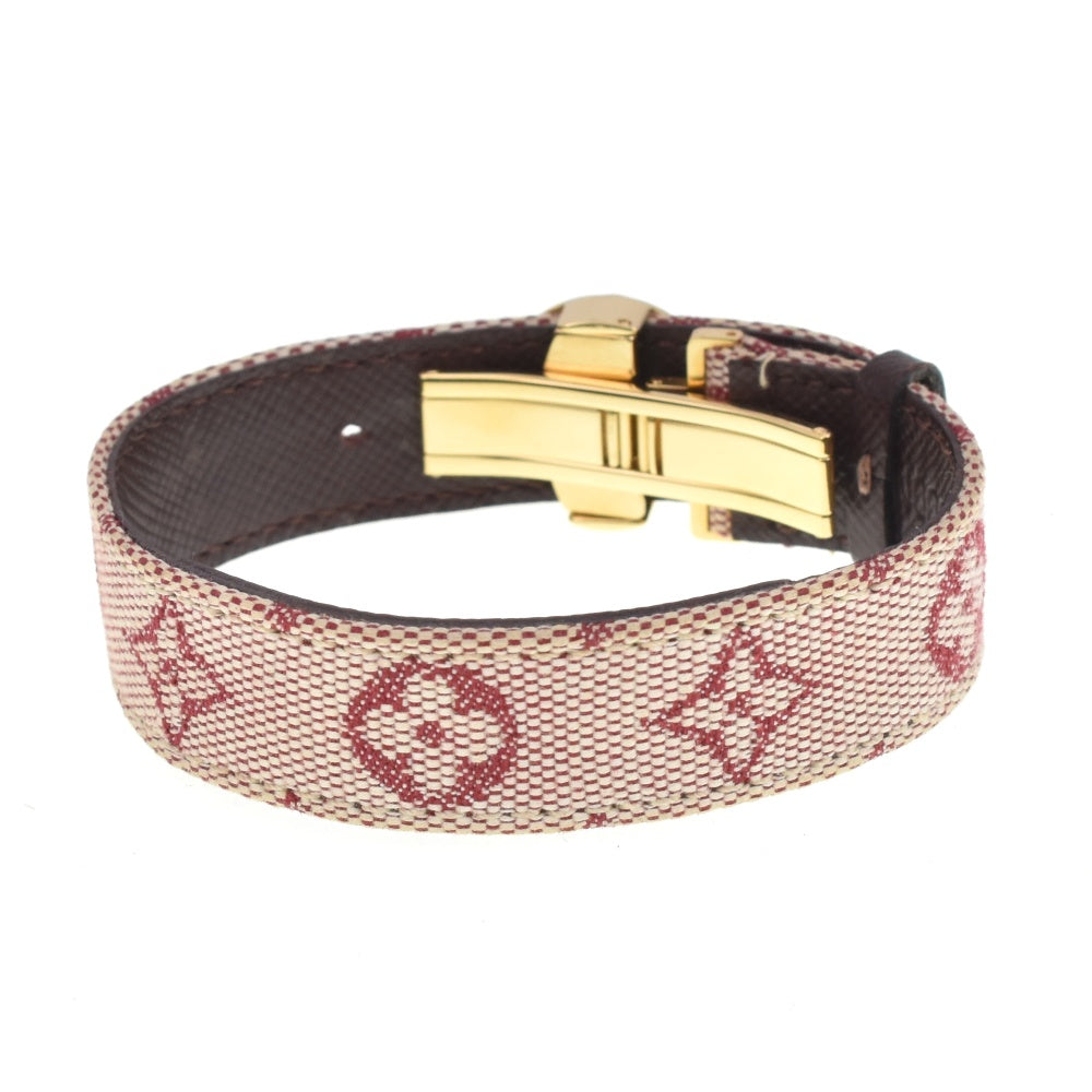 LOUIS VUITTON Monogram M64459 Bracelet Good Luck Ladies
 jewelry S#140465