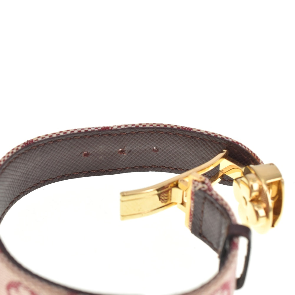 LOUIS VUITTON Monogram M64459 Bracelet Good Luck Ladies
 jewelry S#140465