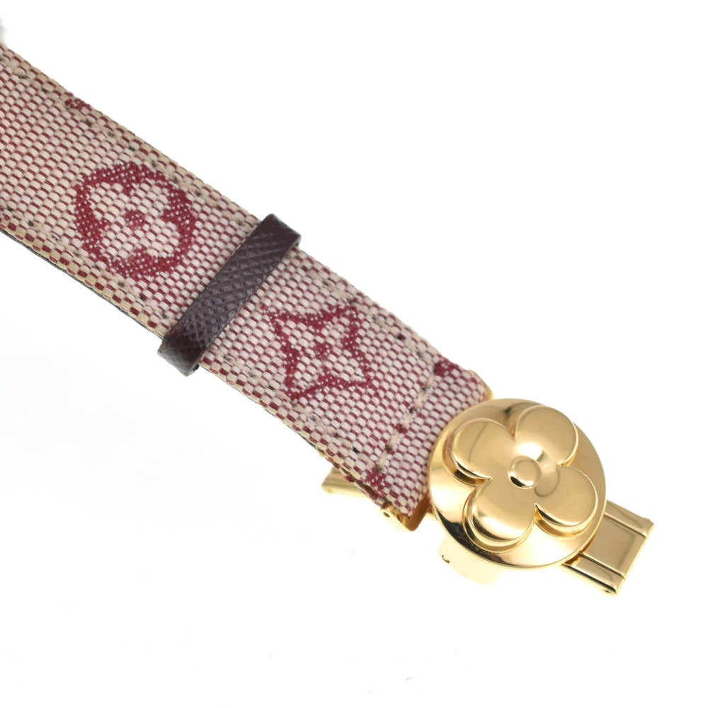 LOUIS VUITTON Monogram M64459 Bracelet Good Luck Ladies
 jewelry S#140465
