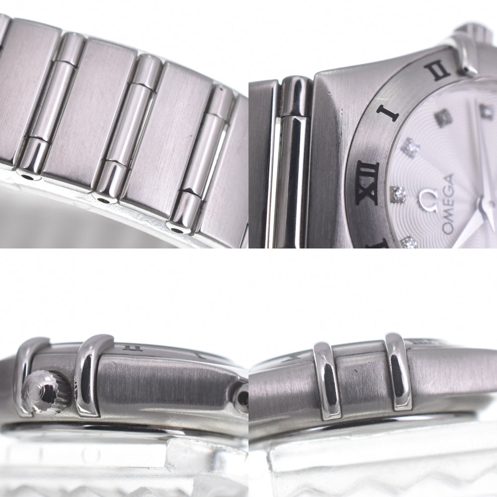 with paper OMEGA Constellation Mini 1562.36 12P diamond Silver Dial Quartz Ladies
 Watch O#140475