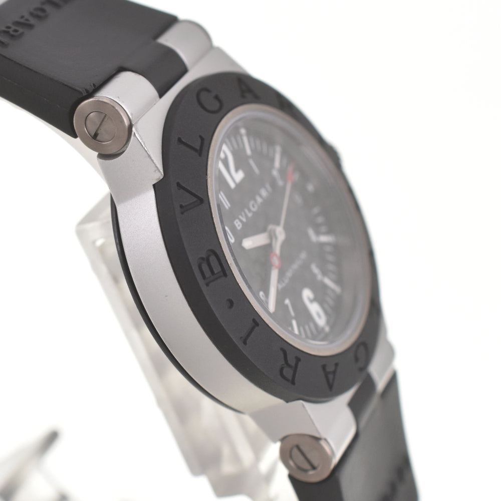 BVLGARI aluminum AL29TA Date black Dial Quartz Ladies
 Watch M#140501