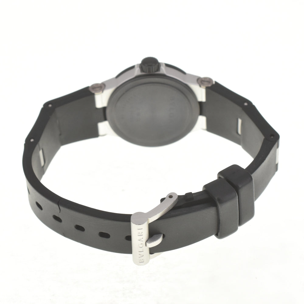 BVLGARI aluminum AL29TA Date black Dial Quartz Ladies
 Watch M#140501