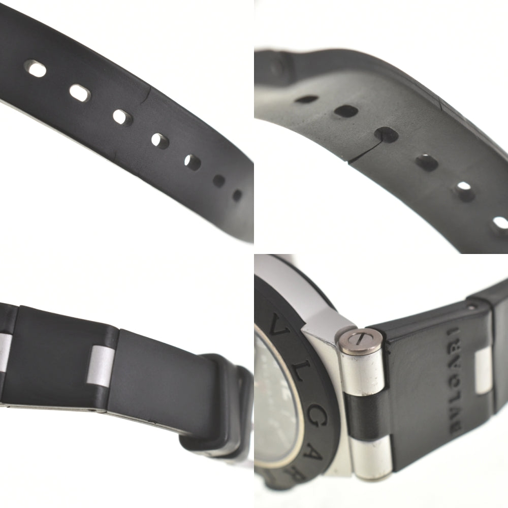 BVLGARI aluminum AL29TA Date black Dial Quartz Ladies
 Watch M#140501