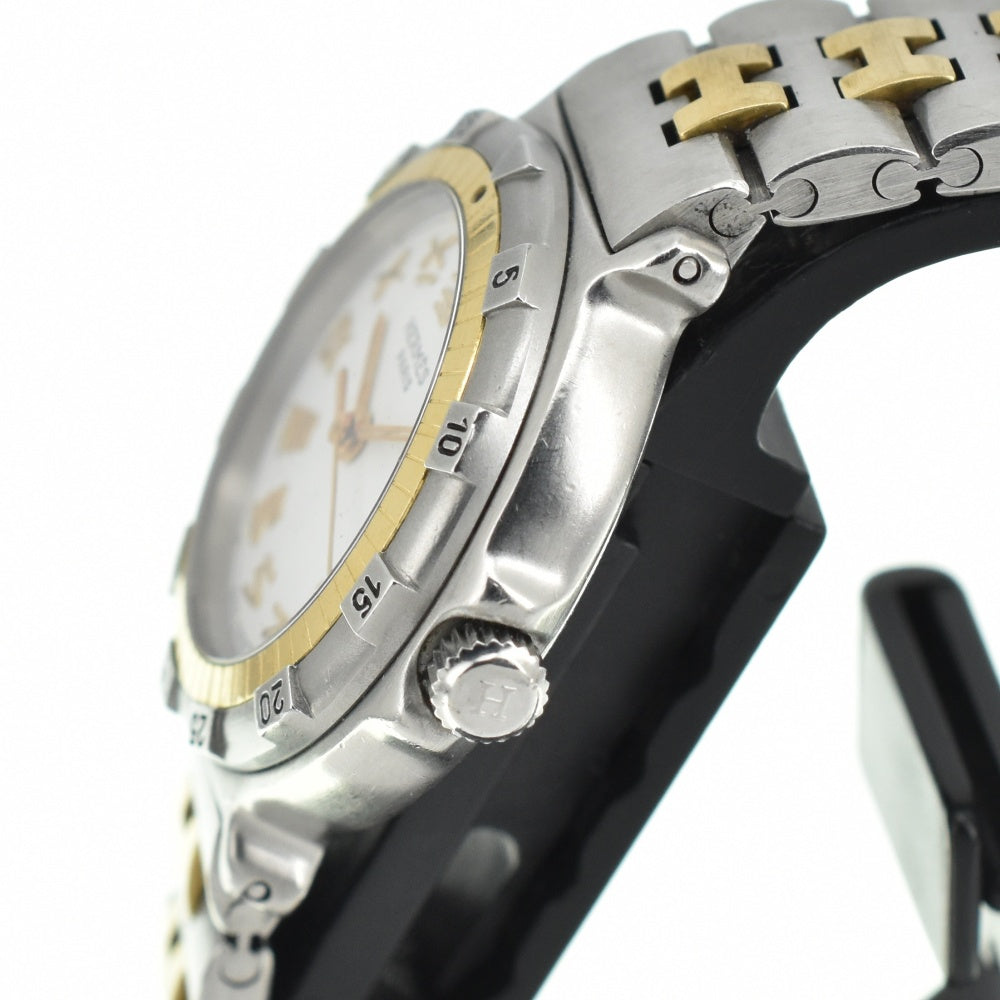 HERMES Captain Nemo Stainless Steel/Gold Plated white Dial Quartz Ladies
 Watch N#140508