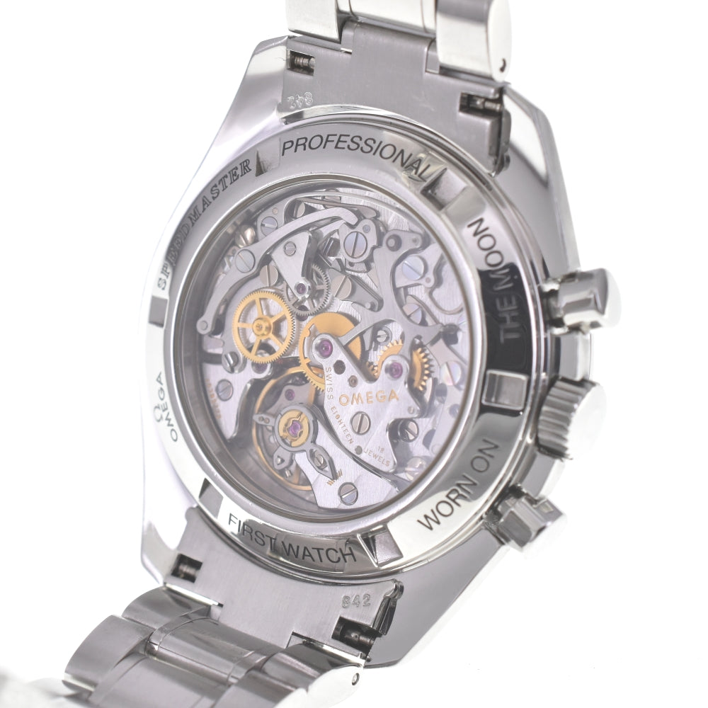 OMEGA Speedmaster Professional Moon Watch 3572.50 see-through back black Dial Hand Winding Men's
 Watch N#140511