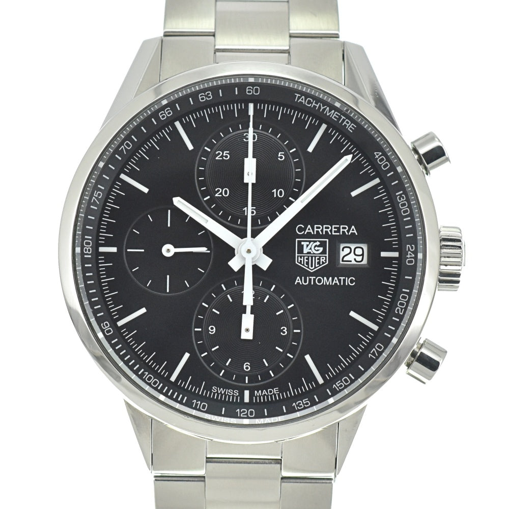 TAG HEUER Carrera CAR2210.BA0721 Chronograph Date black Dial Automatic Men's
 Watch M#140515