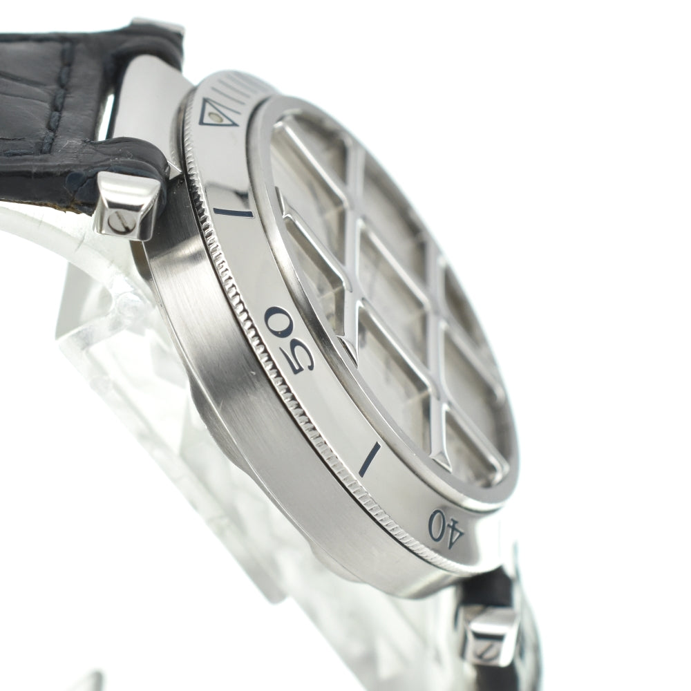 CARTIER Pasha 38 Grid W3104055 Date Silver Dial Automatic Men's
 Watch N#140534