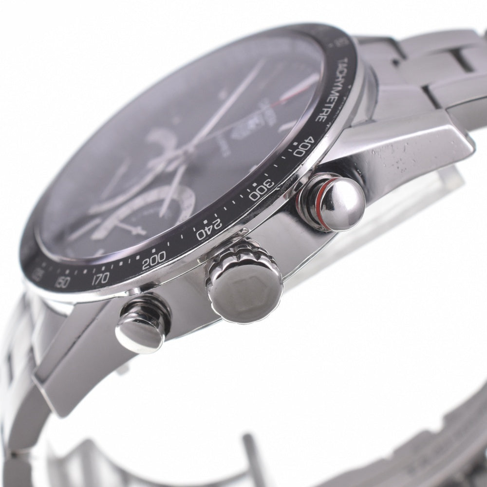 TAG HEUER Carrera Caliber S CV7A12.BA0795 Chronograph Date black Dial Quartz Men's
 Watch O#140544