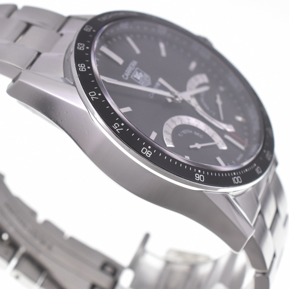 TAG HEUER Carrera Caliber S CV7A12.BA0795 Chronograph Date black Dial Quartz Men's
 Watch O#140544