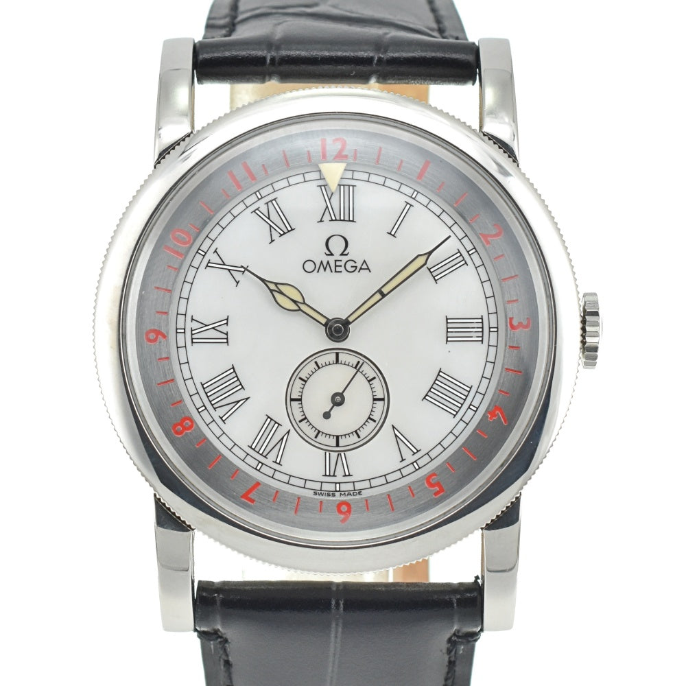 OMEGA Pilot watch 516.13.41.10.05.001 Small second White shell Dial Automatic Men's
 Watch N#140552