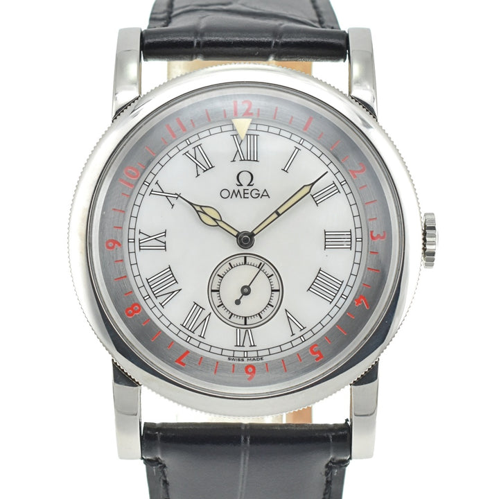 OMEGA Pilot watch 516.13.41.10.05.001 Small second White shell Dial Automatic Men's
 Watch N#140552