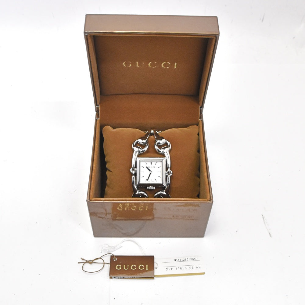 GUCCI Signoria YA116307/116.3 White shell Dial Quartz Ladies
 Watch O#140557