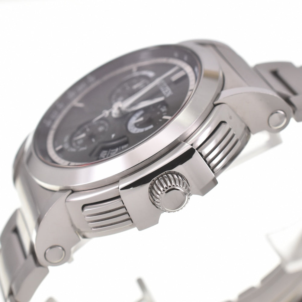 with paper CITIZEN Series Eight 804 H610-T015182 Direct Flight ECO-DRIVE black Dial Radio Sync Solar Men's
 Watch N#140559