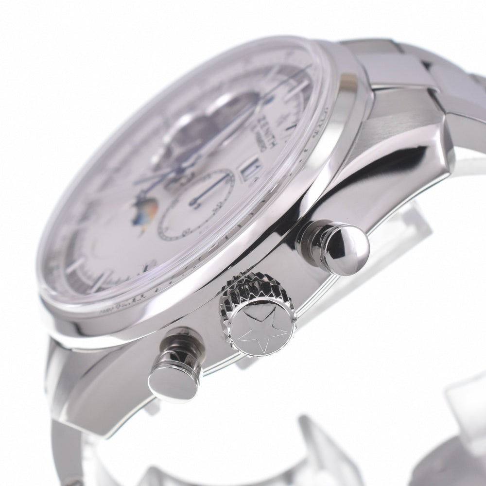 ZENITH Chronomaster open 03.2160.4047 Moon phase Silver Dial Automatic Men's
 Watch P#140563