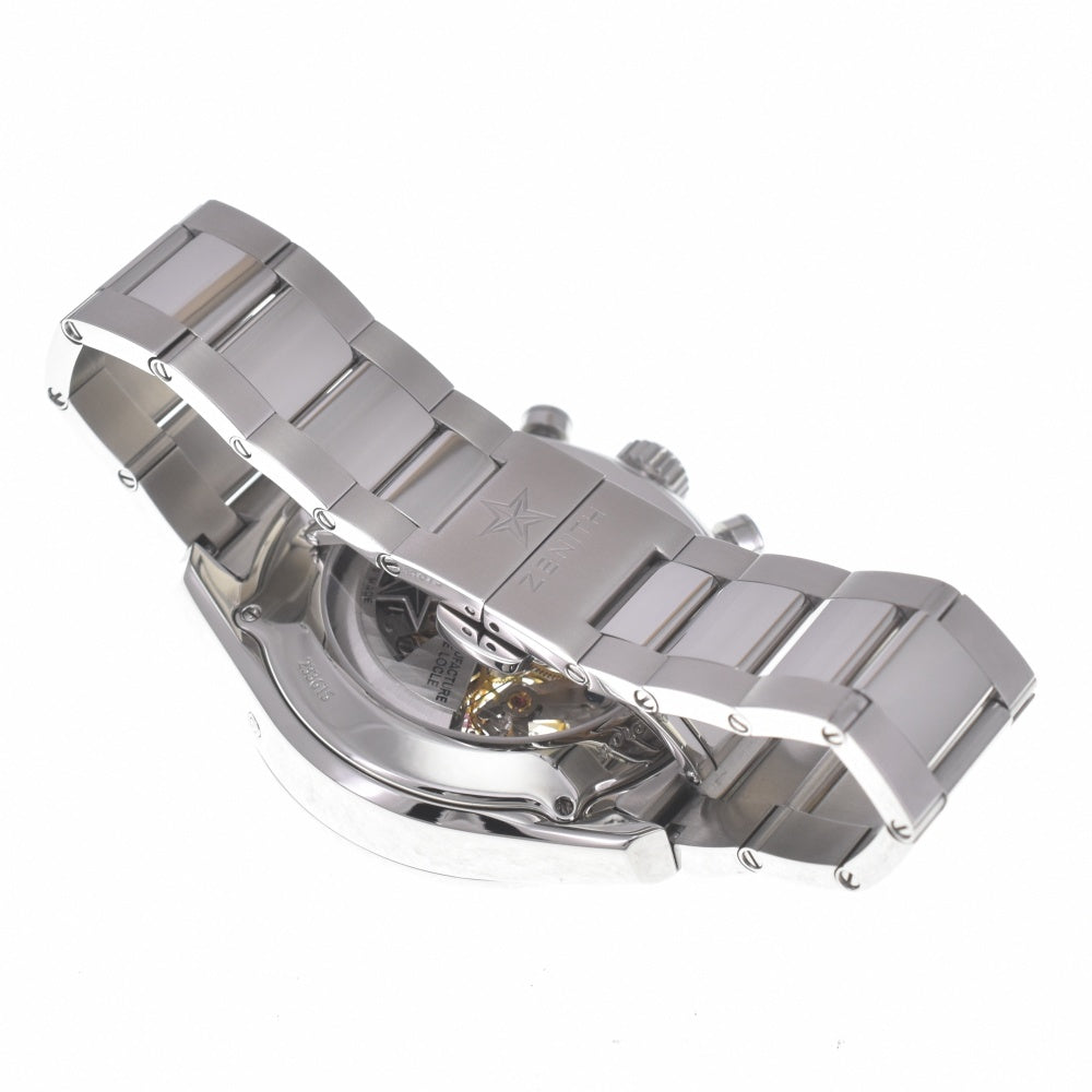 ZENITH Chronomaster open 03.2160.4047 Moon phase Silver Dial Automatic Men's
 Watch P#140563