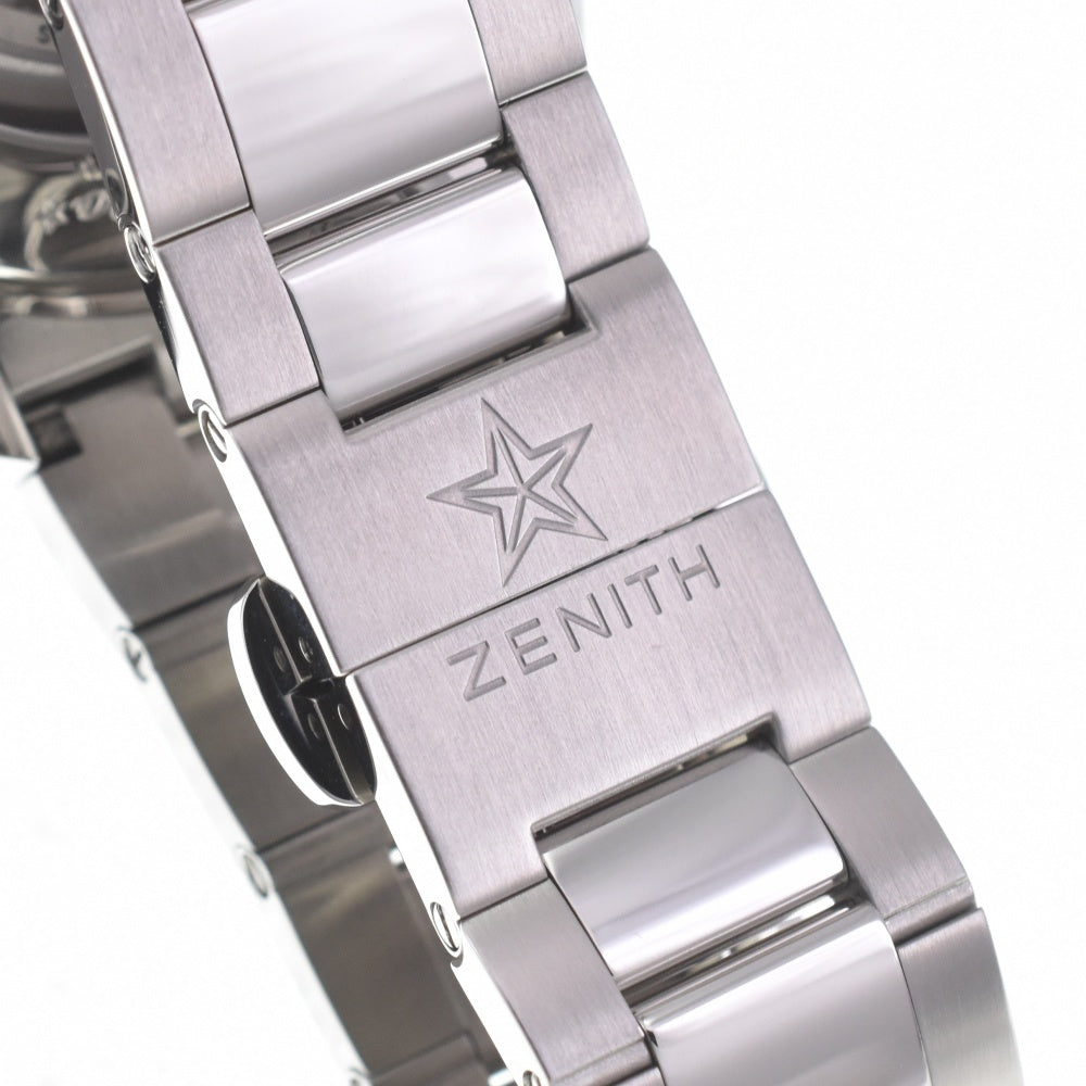 ZENITH Chronomaster open 03.2160.4047 Moon phase Silver Dial Automatic Men's
 Watch P#140563
