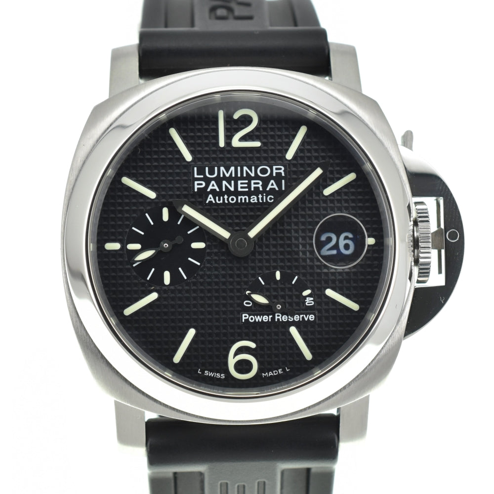 PANERAI Luminor PAM00241 Power reserve Small second date black Dial Automatic Men's
 Watch N#140571