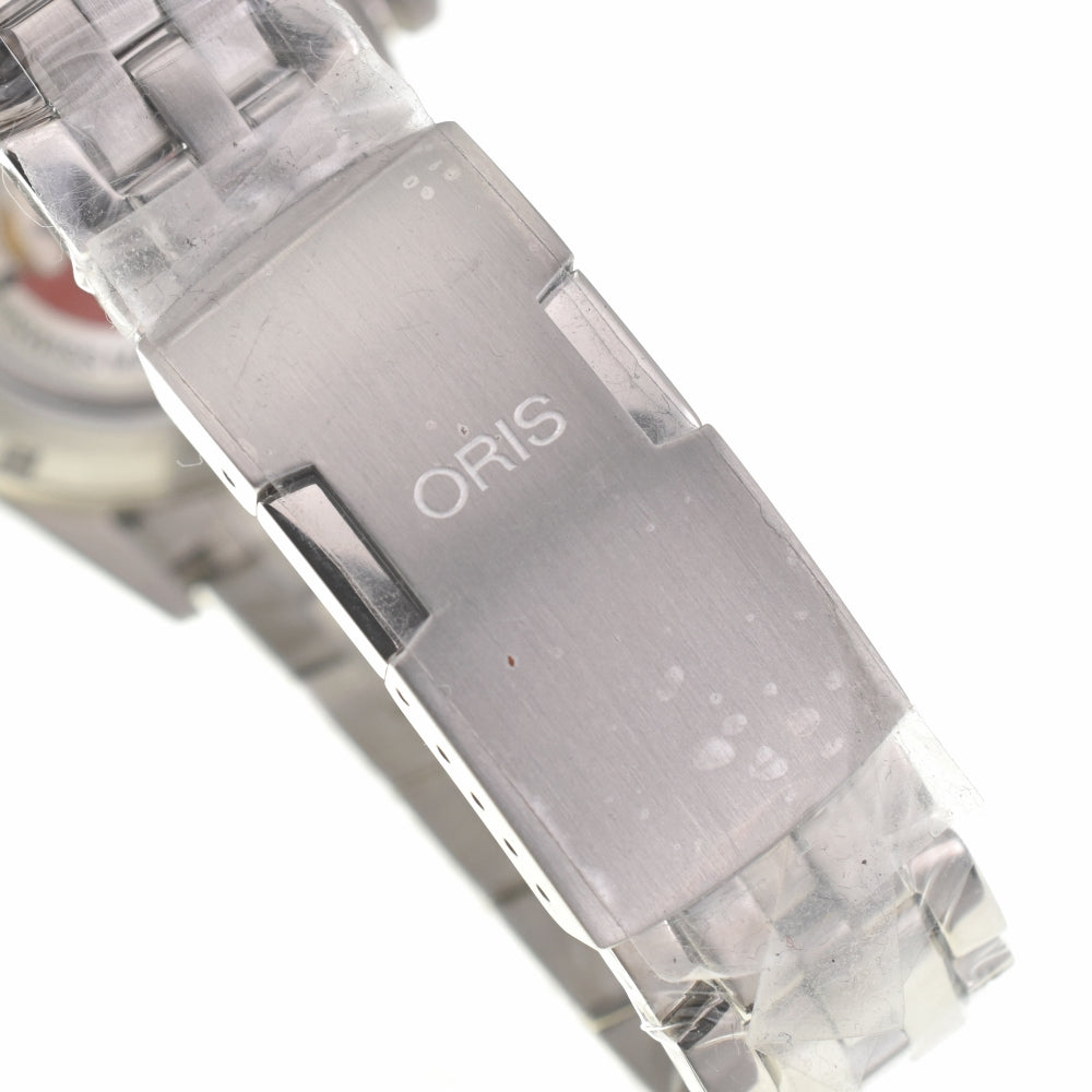 with paper ORIS Arts GT 733 7671 4461M see-through back Silver Dial Automatic Men's
 Watch L#140598