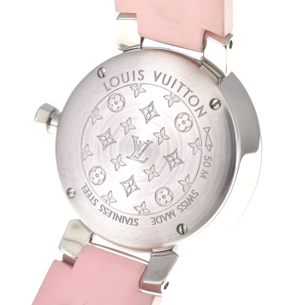 LOUIS VUITTON Tambour Slim Monogram Sakura Q12MG 8P diamond pink Dial Quartz Ladies
 Watch N#140623
