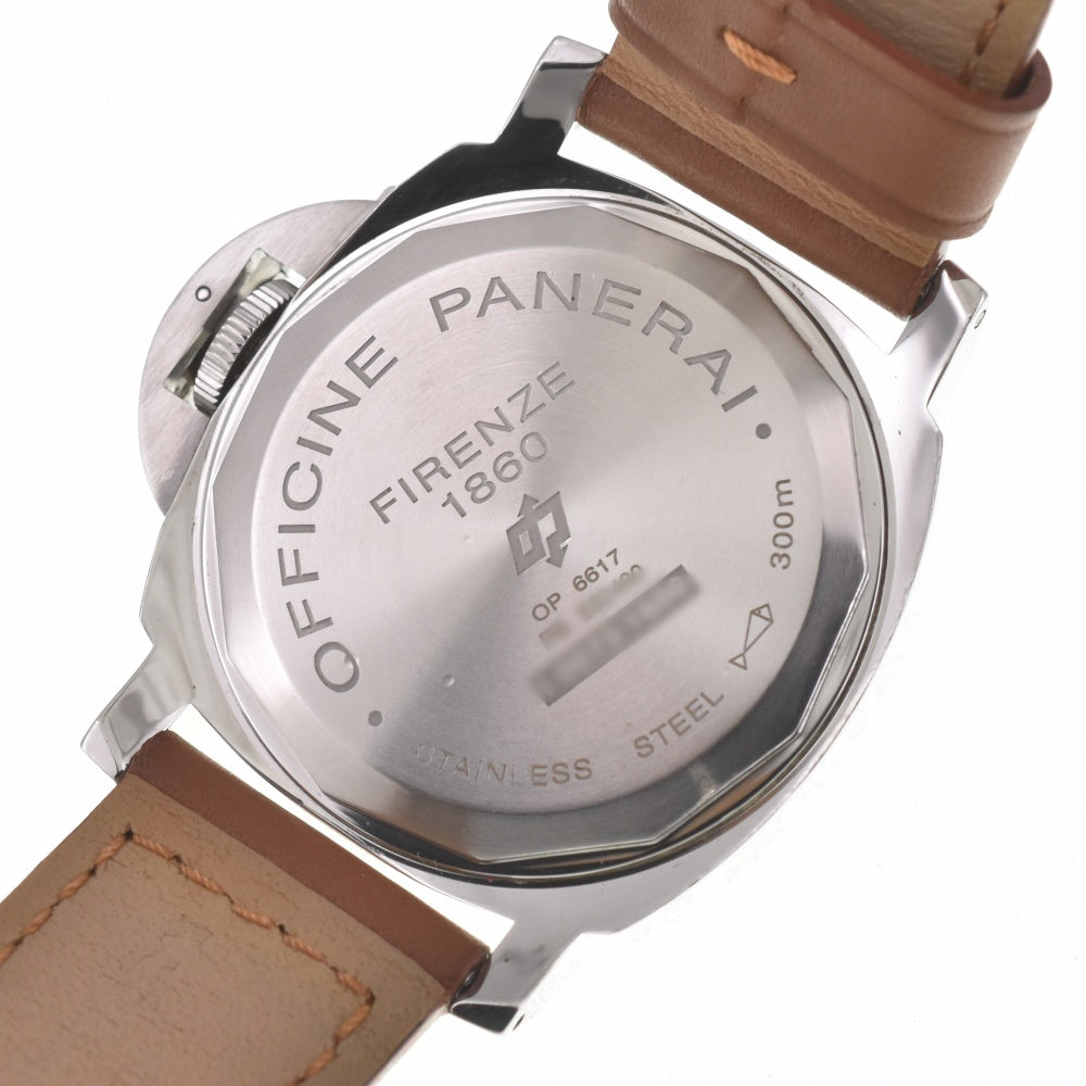 PANERAI Luminor Marina logo PAM00005 black Dial Hand Winding Men's
 Watch L#140638