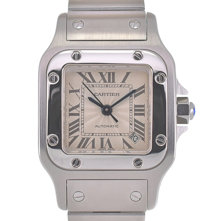 CARTIER Santosgalbe SM W20062D6 Silver Dial Automatic Ladies
 Watch N#140641