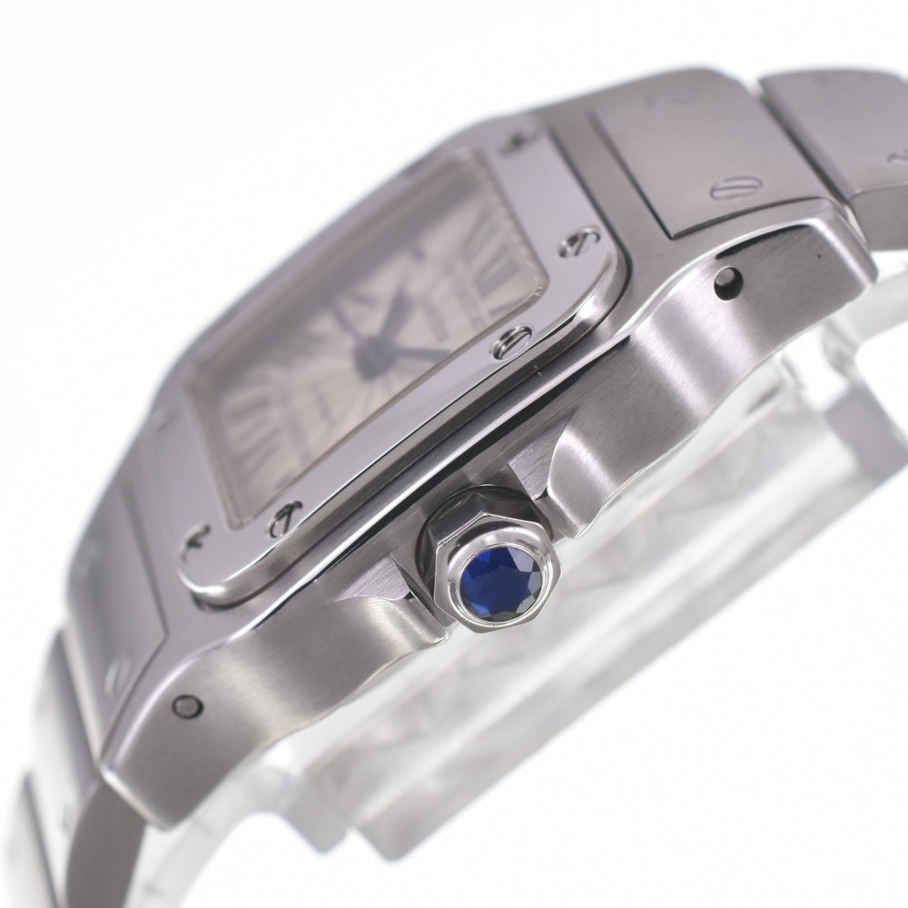 CARTIER Santosgalbe SM W20062D6 Silver Dial Automatic Ladies
 Watch N#140641