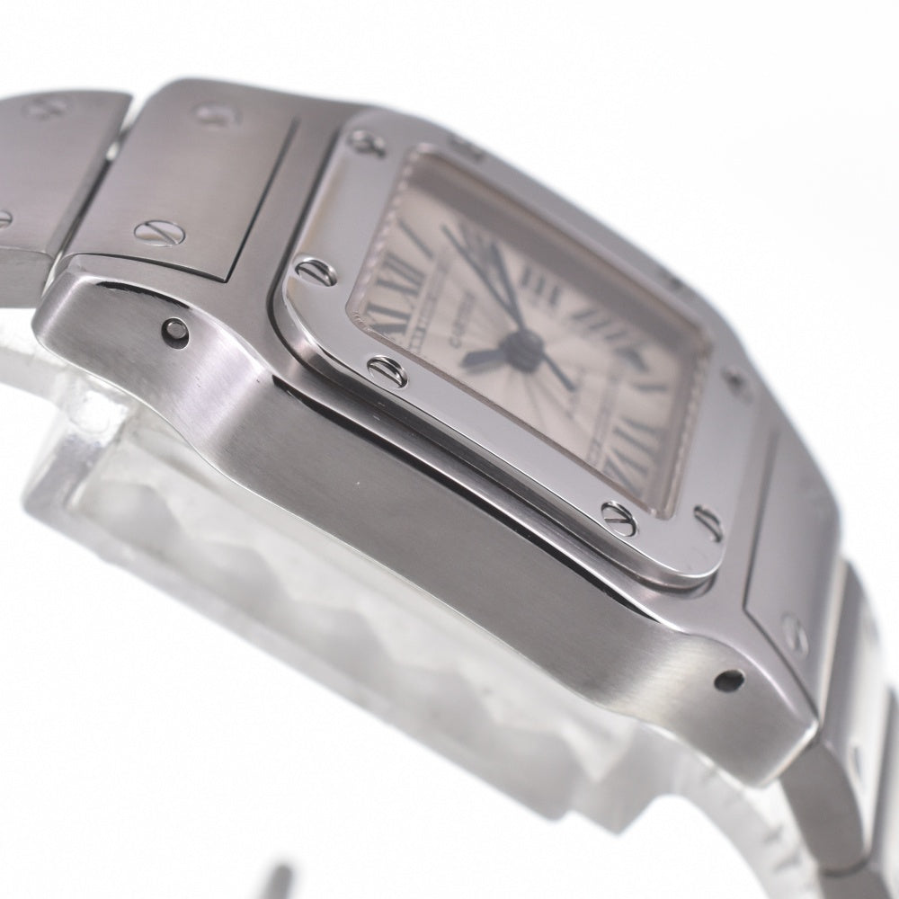 CARTIER Santosgalbe SM W20062D6 Silver Dial Automatic Ladies
 Watch N#140641