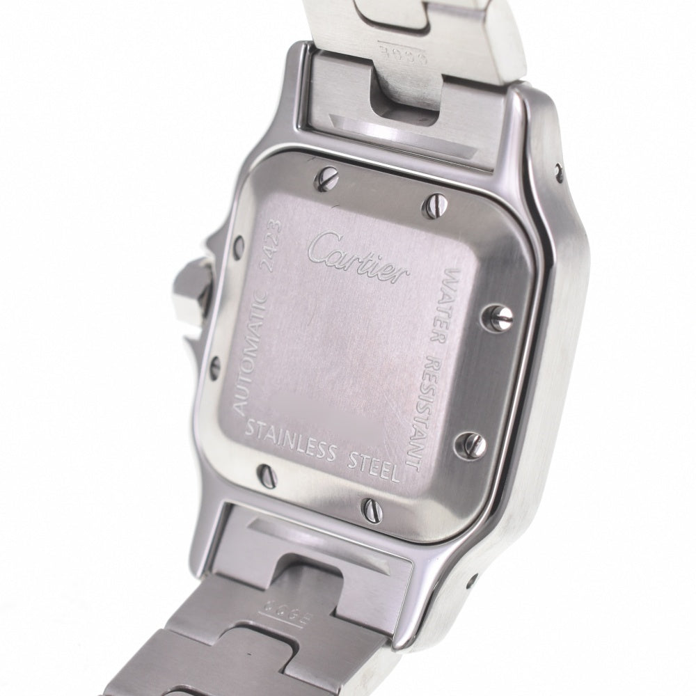 CARTIER Santosgalbe SM W20062D6 Silver Dial Automatic Ladies
 Watch N#140641