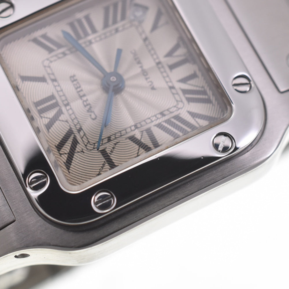 CARTIER Santosgalbe SM W20062D6 Silver Dial Automatic Ladies
 Watch N#140641