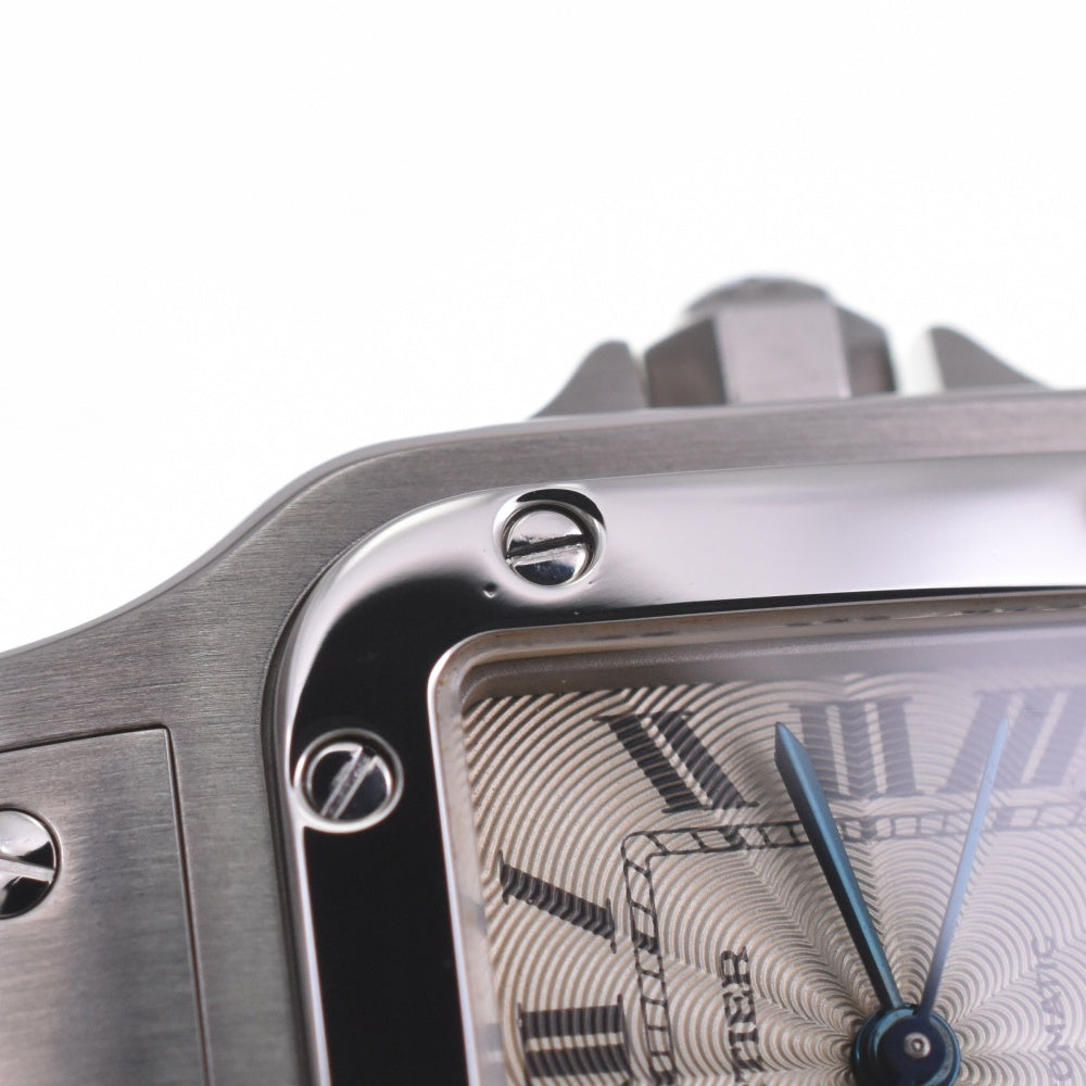 CARTIER Santosgalbe SM W20062D6 Silver Dial Automatic Ladies
 Watch N#140641