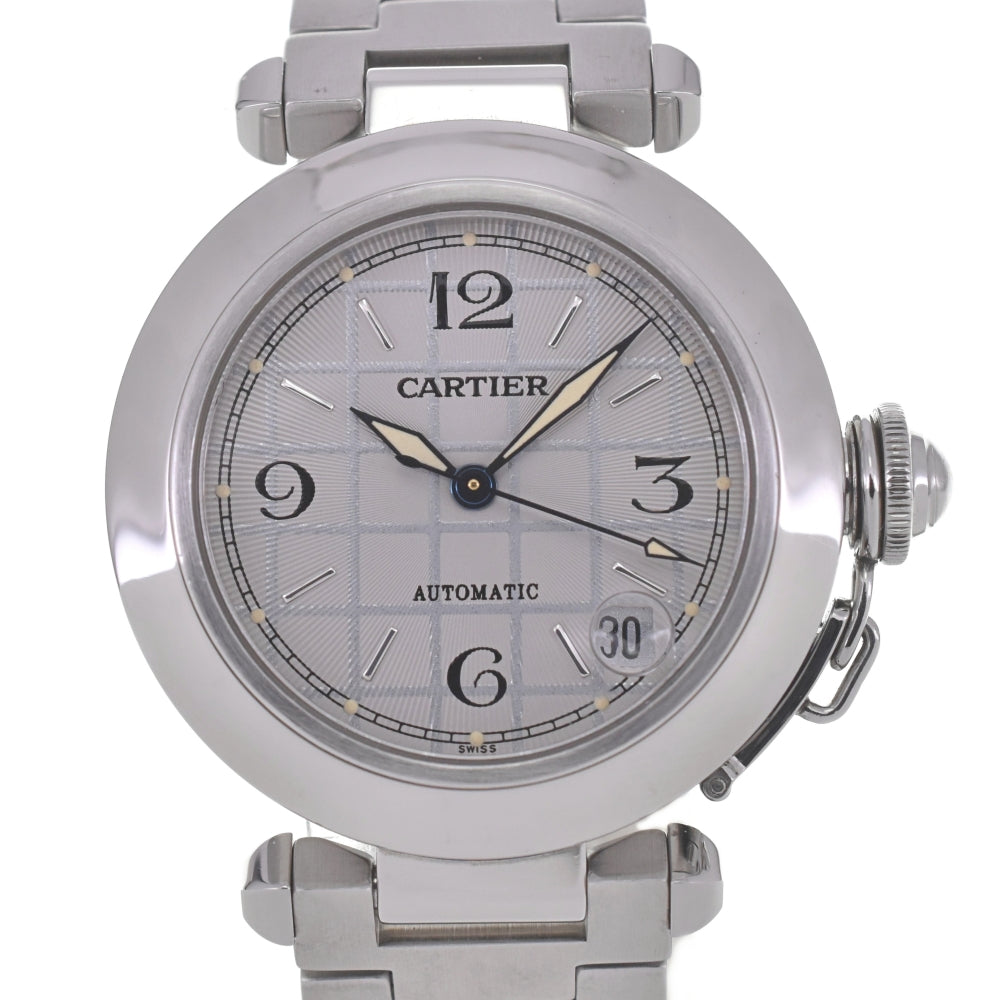 CARTIER Pasha C Date W31023M7 Silver Dial Automatic Unisex
 Watch N#140649