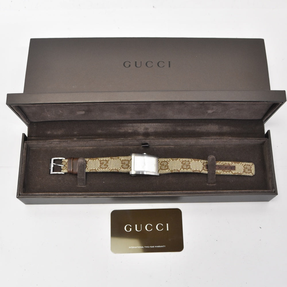 with paper GUCCI G Metro 8600J Silver Dial Quartz Unisex
 Watch M#140645
