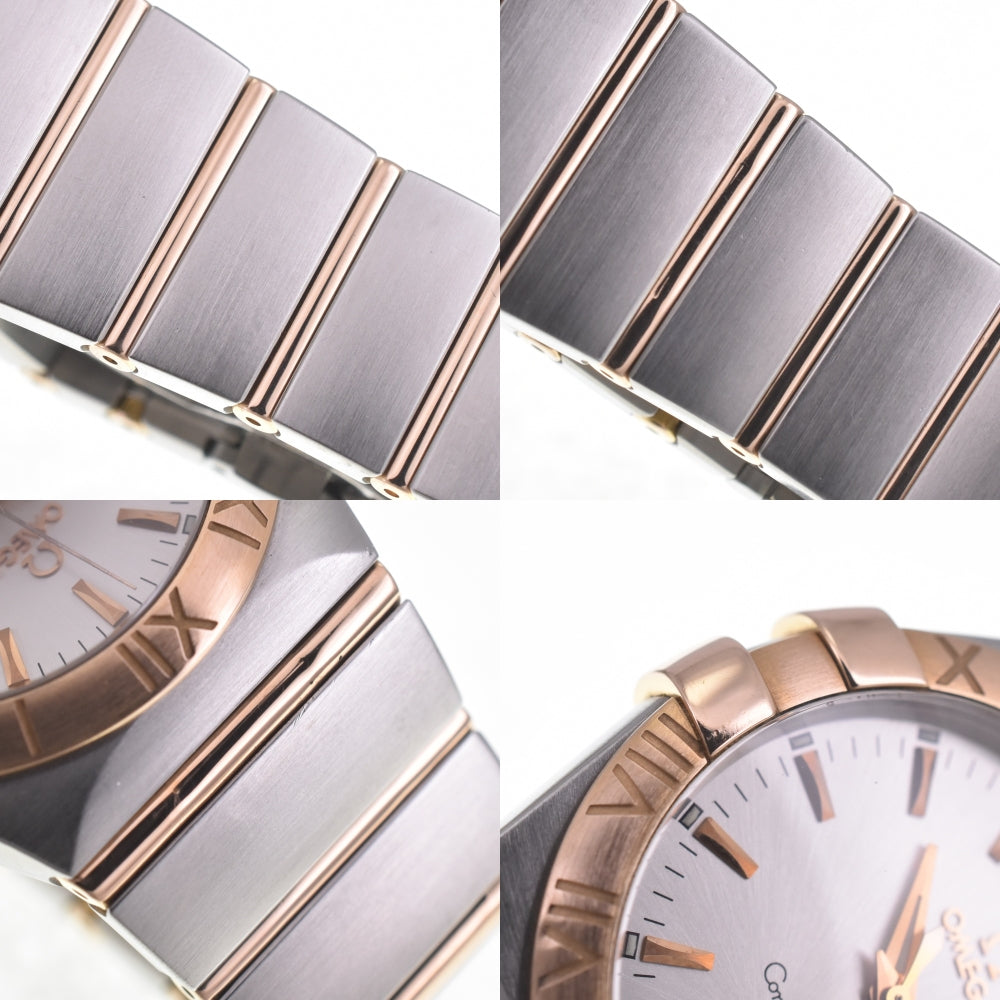 with paper OMEGA Constellation 123.20.35.60.02.00﻿1 Stainless Steel/K18RG Silver Dial Quartz Men's
 Watch O#140673