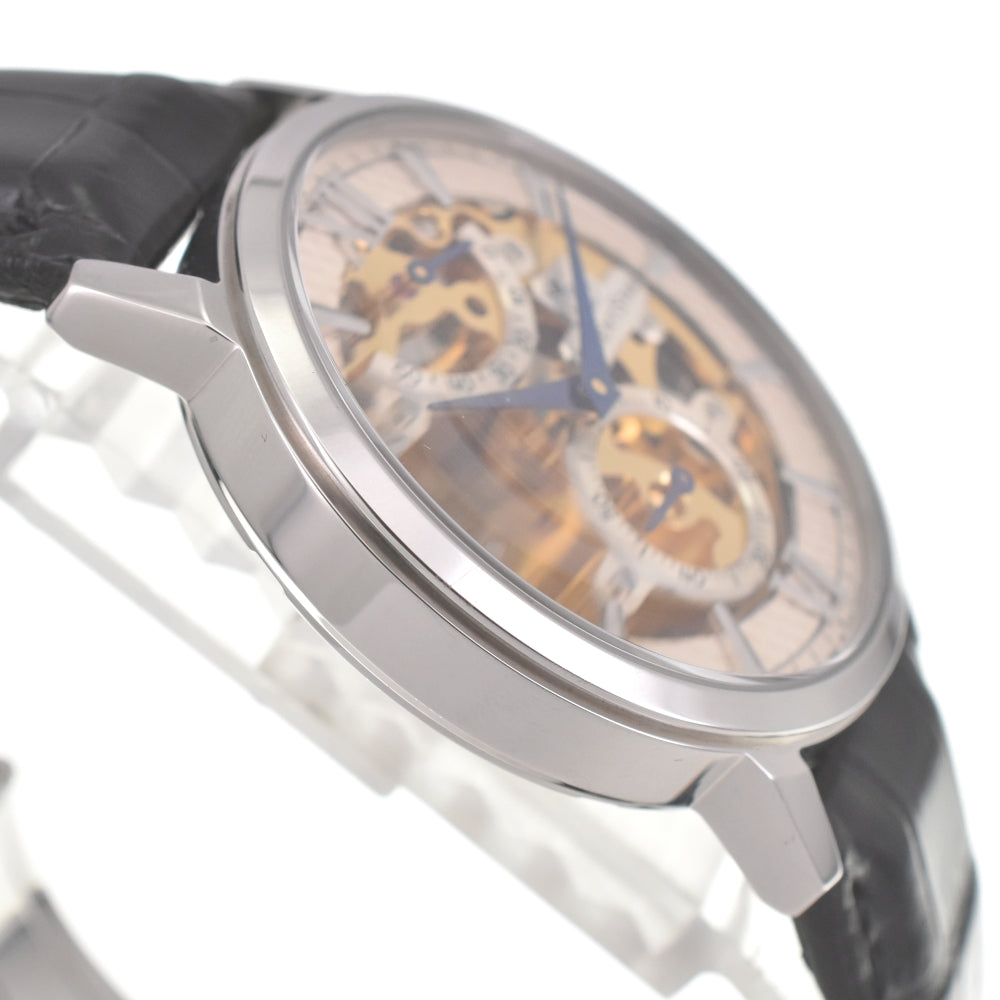 with paper ORIENT STAR Classic skeleton WZ0041DX Power reserve Small second skeleton Dial Hand Winding Men's
 Watch M#140677