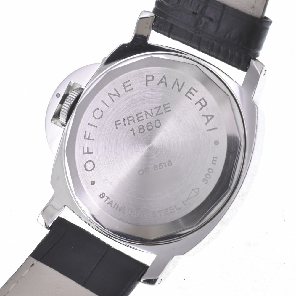 with paper PANERAI Luminor Marina PAM00001 Small second black Dial Hand Winding Men's
 Watch O#140678