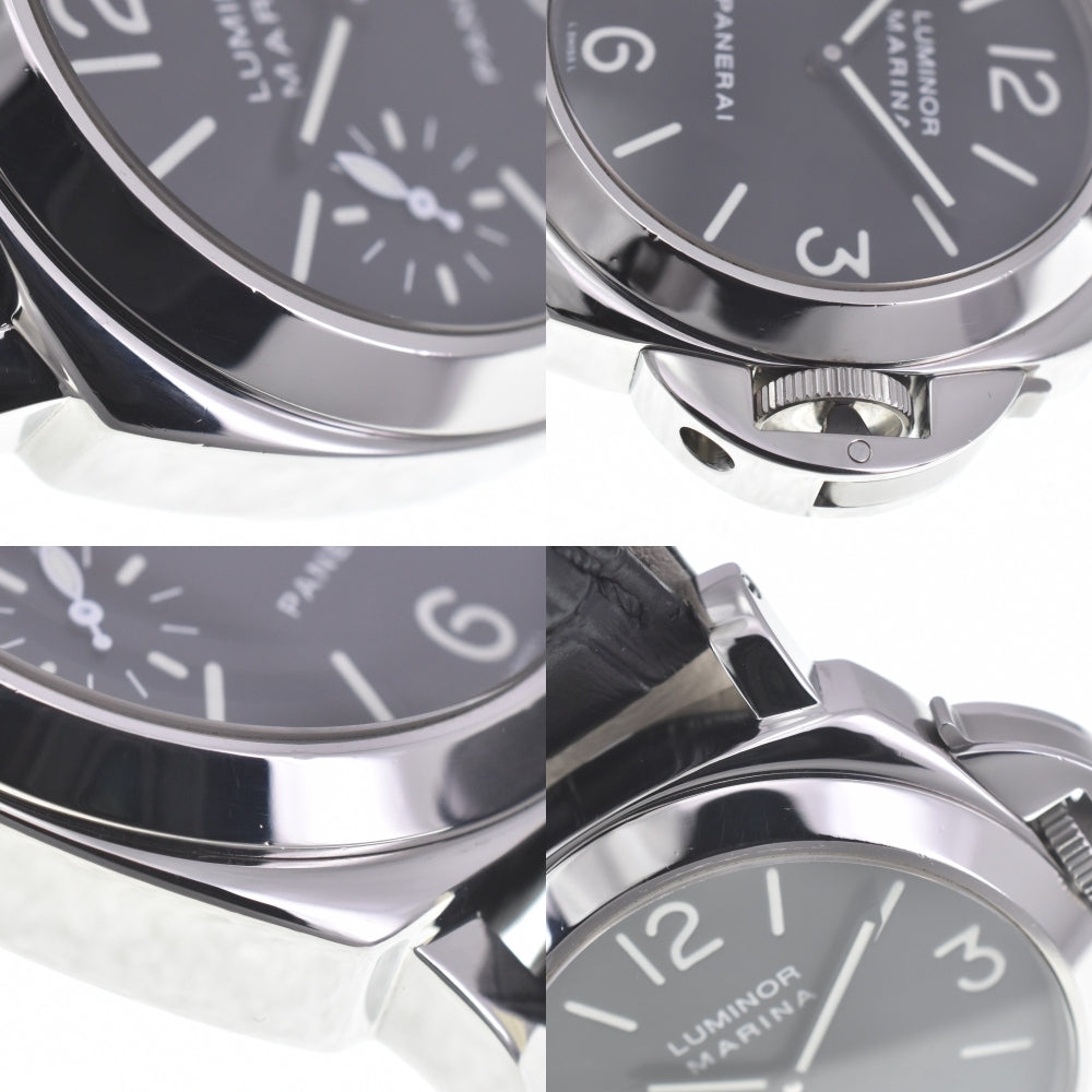 with paper PANERAI Luminor Marina PAM00001 Small second black Dial Hand Winding Men's
 Watch O#140678