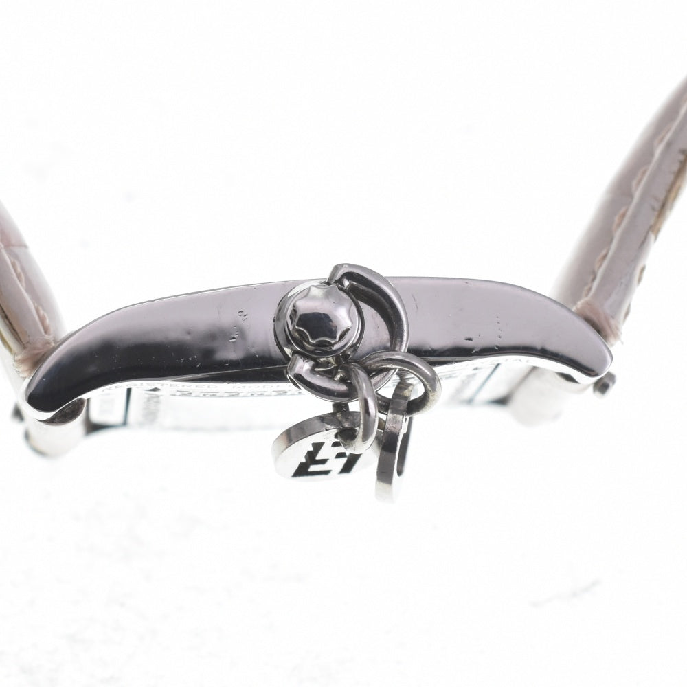 FENDI 7100L With rotating face charm White shell Dial Quartz Ladies
 Watch O#140689